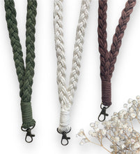 Load image into Gallery viewer, Macrame Lanyard, Brown
