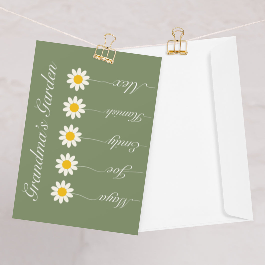 Personalised Greeting card