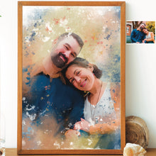 Load image into Gallery viewer, Personalised Illustrated Portrait for Couples
