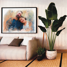 Load image into Gallery viewer, Personalised Illustrated Portrait for Couples
