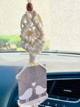 Load image into Gallery viewer, Macrame Car Charm
