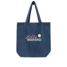 Load image into Gallery viewer, Organic denim tote bag
